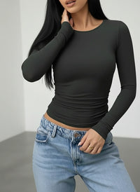 Arivah long-sleeve crop top ™