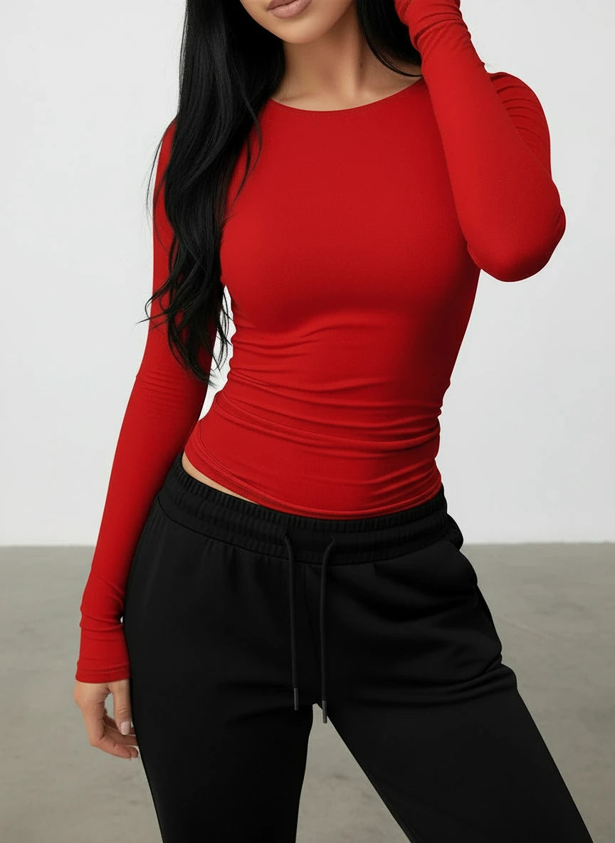 Arivah long-sleeve crop top ™