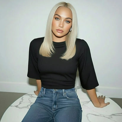 Arivah gray corset cropped T-shirt™