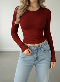 Arivah long-sleeve crop top ™