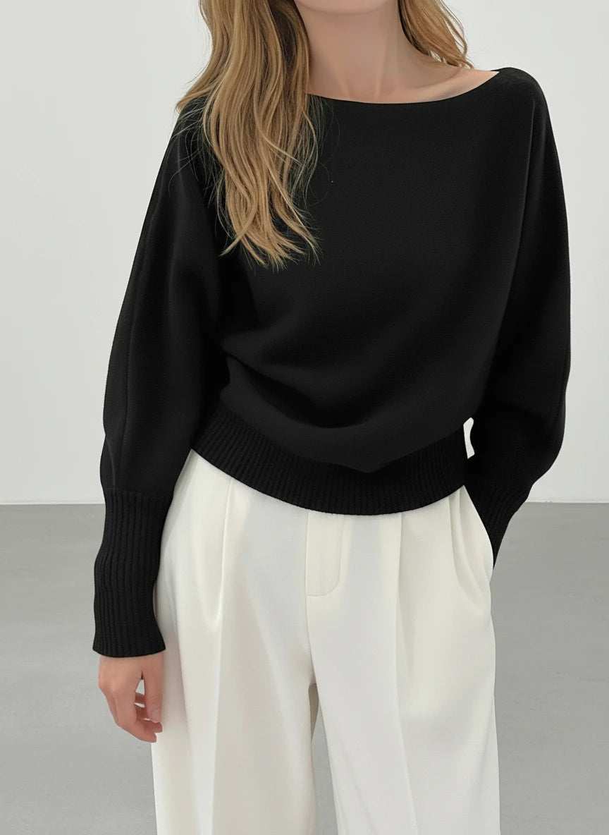 Chic Off-Shoulder Autumn SweaterTM